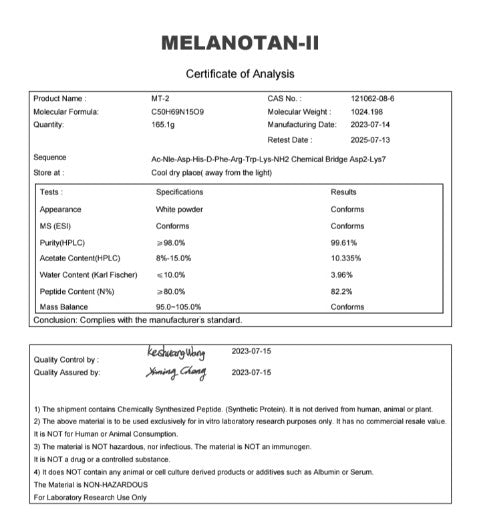 Melanotan 2 10mg